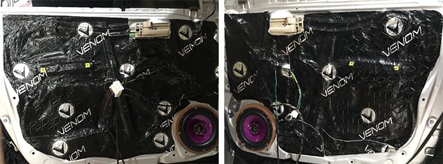 3 用V牌止震板对门板进行隔音止震后将VENOM Vx6TO中低音喇叭装于门板.jpg